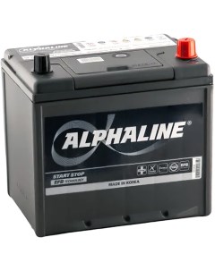 Автомобильный аккумулятор EFB 65 Ач обратная полярность D23L Alphaline