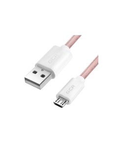 Кабель USB Micro USB экранированный 1м розовый GCR 51689 Greenconnect