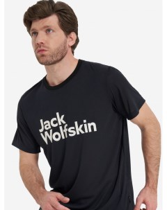 Футболка мужская Brand Черный Jack wolfskin