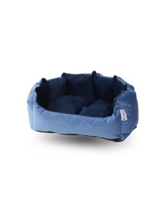 Лежак для животных Comfort Shell 53x46см синий Foxie