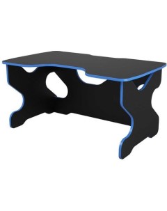 Стол игровой Райдер 1500 ЛДСП черный и синий Витал-пк