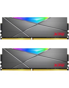 Модуль памяти DIMM 16Gb 2х8Gb DDR4 PC33000 4133MHz XPG Spectrix D50 RGB Grey AX4U41338G19J DT50 Adata