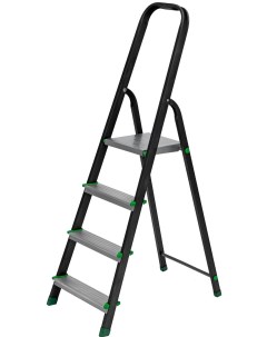 Лестница 97954 4 ступени стальной профиль алюминиевые ступени Сибртех