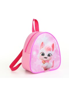 Рюкзак детский 21 9 23 отд на молнии кошка в розов звездах розовый Выбражулька