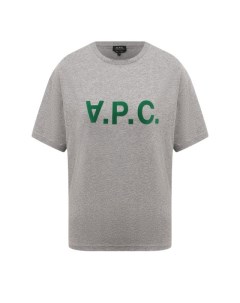 Хлопковая футболка A.p.c.