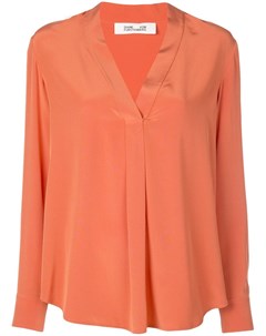Diane von furstenberg блузка sanorah s оранжевый Diane von furstenberg