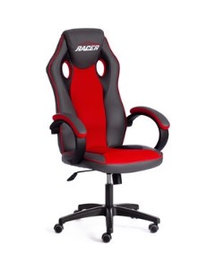 Компьютерное кресло Кресло RACER GT new кож зам ткань металлик красный 36 08 Tetchair