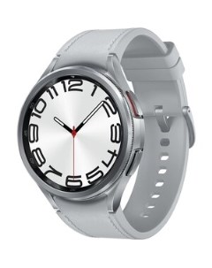 Смарт часы Galaxy Watch 6 Classic 47мм 1 5 AMOLED корп серебристый рем серебристый SM R960NZSACIS Samsung