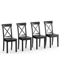 Четыре стула Гольф 14 разборных цвет венге деревянное сиденье венге 1028333 Мебель-24