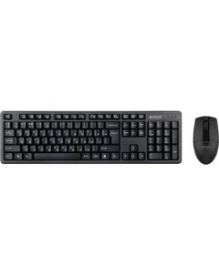 Комплект клавиатура мышь беспроводной 3330N black USB Multimedia 1200dpi 3330N A4tech