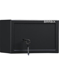 Сейф мебельный SF0200KL ключевой замок черный 291144 Brabix