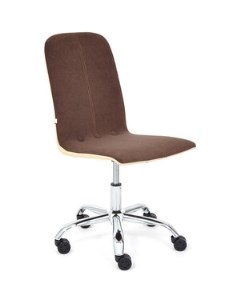 Компьютерное кресло Кресло RIO флок кож зам коричневый бежевый 6 36 34 Tetchair