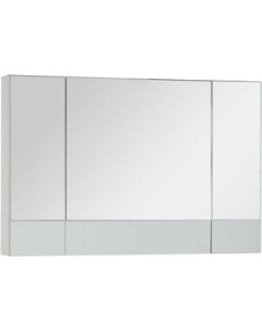Зеркальный шкаф Верона 100 белый 175383 Aquanet