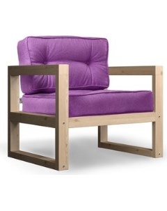 Кресло Астер сосна фиолетовая рогожка Arsko