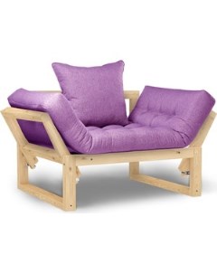 Кресло Амбер сосна фиолетовая рогожка Arsko