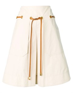 Tory burch юбка с поясом s нейтральные цвета Tory burch