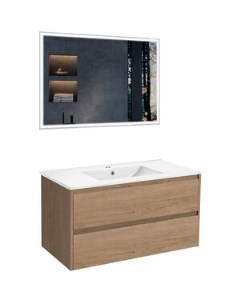 Мебель для ванной Gio 100х46 N Oak Vincea
