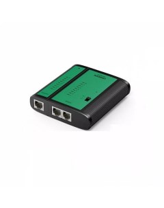Тестер NW167 10950_ сетевых и телефонных кабелей Цвет черно зеленый Ugreen