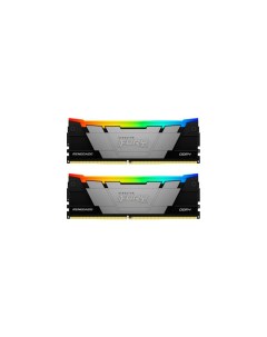 Модуль памяти Fury Renegade Black RGB DDR4 DIMM 3200Mhz PC25600 CL16 64Gb 2x32Gb KF432C16RB2AK2 64 Kingston