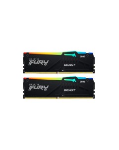 Модуль памяти Fury Beast RGB Black DDR5 DIMM 5600Mhz PC48000 CL36 32Gb 2x16Gb KF556C36BBEAK2 32 Kingston