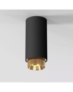 Потолочный светильник Nubis 25012 01 GU10 черный золото a064788 Elektrostandard