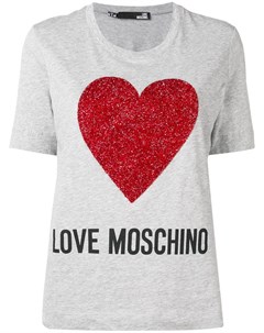 Love moschino рубашка с изображением сердец Love moschino