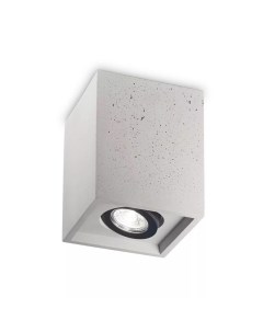 Потолочный светильник Oak PL1 Square Cemento 150475 Ideal lux