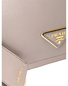 Prada сумка на плечо с откидным клапаном один размер нейтральные цвета Prada