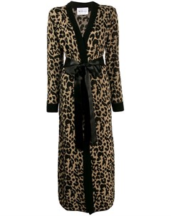 Blumarine пальто кардиган с леопардовым принтом xs нейтральные цвета Blumarine