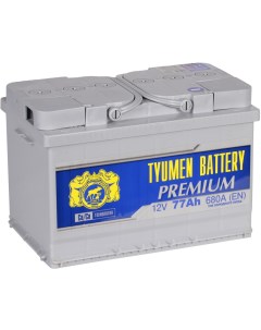 Автомобильный аккумулятор Premium 77 Ач прямая полярность L3 Tyumen battery