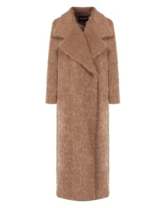 Пальто из смеси шерсти и хлопка Giorgio armani