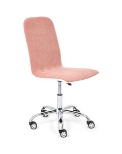 Компьютерное кресло Кресло RIO флок кож зам розовый белый 137 36 01 Tetchair
