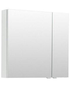 Зеркальный шкаф Порто 70 белый 241748 Aquanet