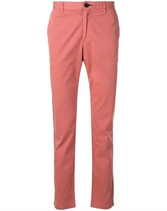 Ps paul smith узкие брюки чинос с декоративной строчкой 32 розовый Ps paul smith