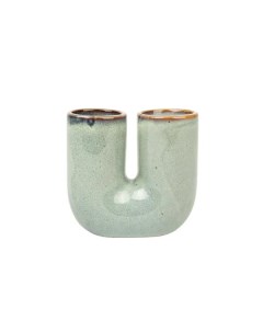 Стакан для зубных щёток Роска керамика цвет зеленый Zenfort