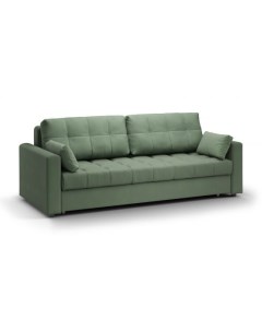 Прямой диван Альдо 89 110 см Пружинный блок Двуспальные Жесткие Зеленый 234 Ширина 230 см Первый мебельный