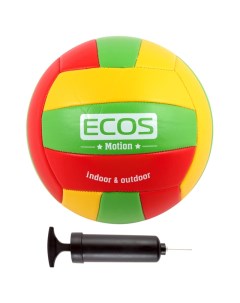 Мяч волейбольный с насосом ПВХ Ecos
