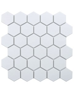 Мозаика керамическая 27 8х26 5х0 6 Homework Hexagon small матовая белая Staro