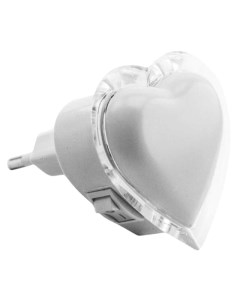 Светильник ночник светодиодный Сердце 0 3Вт LED белый Ledo light