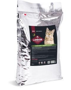 Cat Exigent Adult сухой корм для кошек привередливых к еде Индейка и ягненок 10 кг Landor