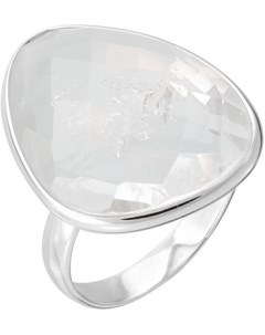 Кольцо с горным хрусталем из серебра Balex