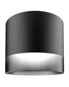 Светильник накладной Arton GX53 цилиндр алюминий стекло черный Ritter