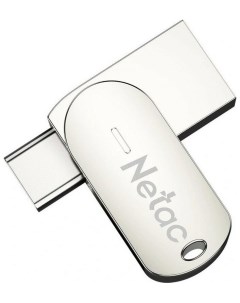 Флешка 16Gb USB 3.0/USB Type-C U785, серебристый (NT03U785C-016G-30PN) Netac