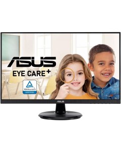 Монитор 27" Eye Care+ VA27DQF IPS, 1920x1080 (16:9), 250кд/м2, 100 Гц, 1 мс, 178°/178°, HDMI, DisplayPort, черный (90LM06H1-B03370) Asus