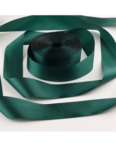 Лента атласная, 50 мм, 100±5 м, темно-зеленая Nobrand