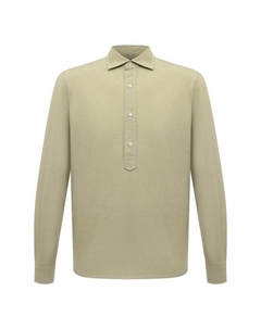 Рубашка из хлопка и льна Alessandro gherardi