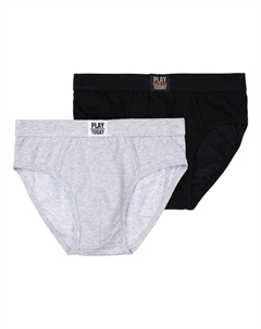Трусы трикотажные для мальчиков - брифы, 2 шт в комплекте School by playtoday