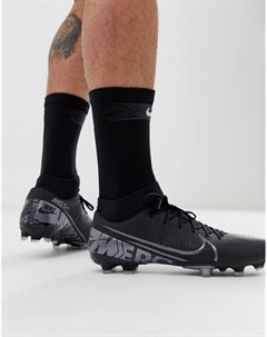 Черные футбольные бутсы superfly 7 Nike football