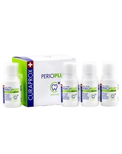 Жидкость ополаскиватель для полости рта с содержанием хлоргексидина 0 12 Perio Plus Protect 4 х 100  Curaprox