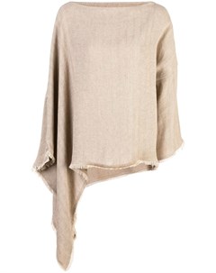 Dusan трикотажный свитер асимметричного кроя один размер коричневый Dusan